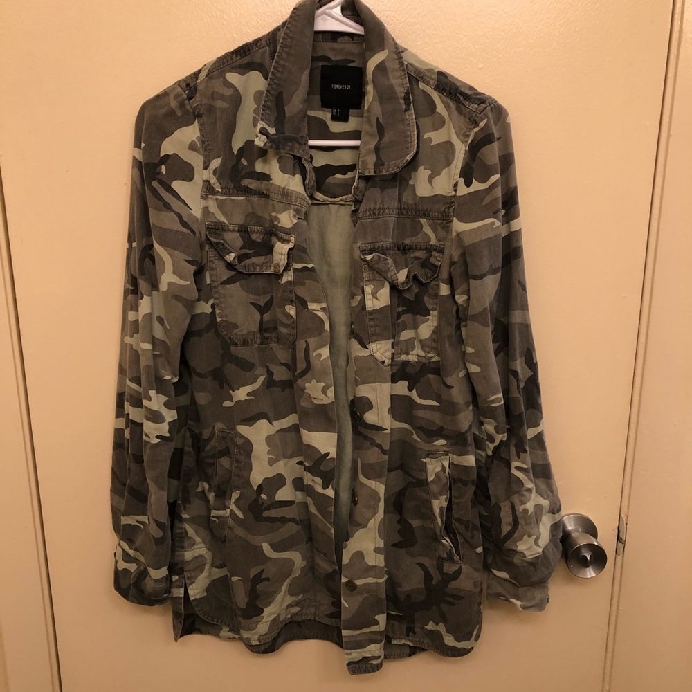 Forever 21 Camo Jacket